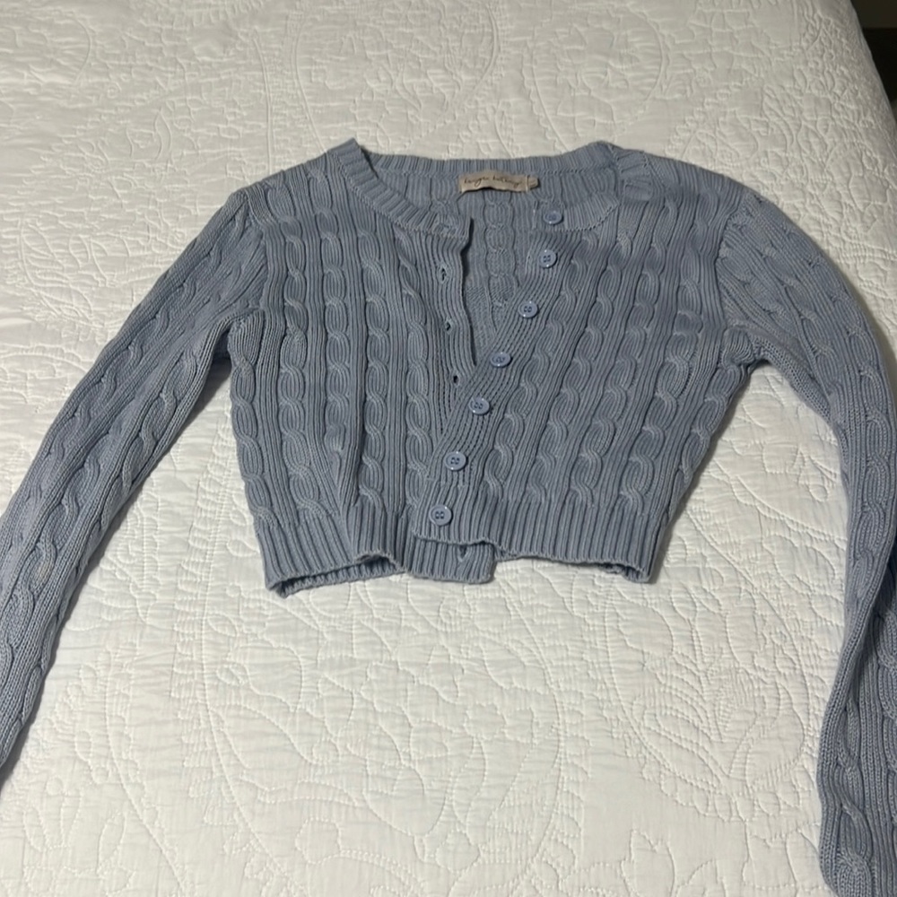 Baby blue sweater